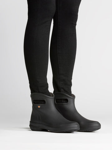 Patch Ankle Boot SolidWomen's Waterproof Slip On Boots