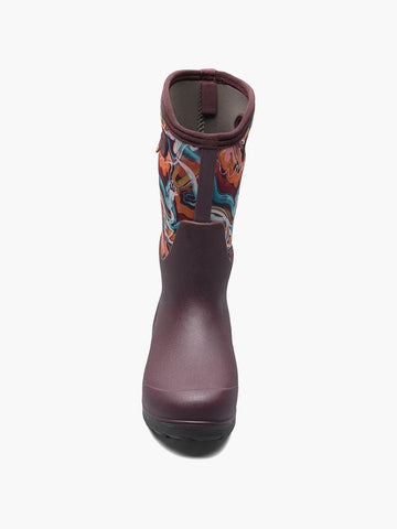 Neo-Classic Glossy AbstractWomen's Farm Boots