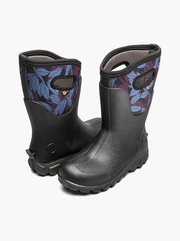Classic Seamless Mid Outline LeavesWomen's Farm Boots