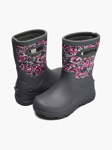 York Seamless Impressionist FloralKids' Rain Boots